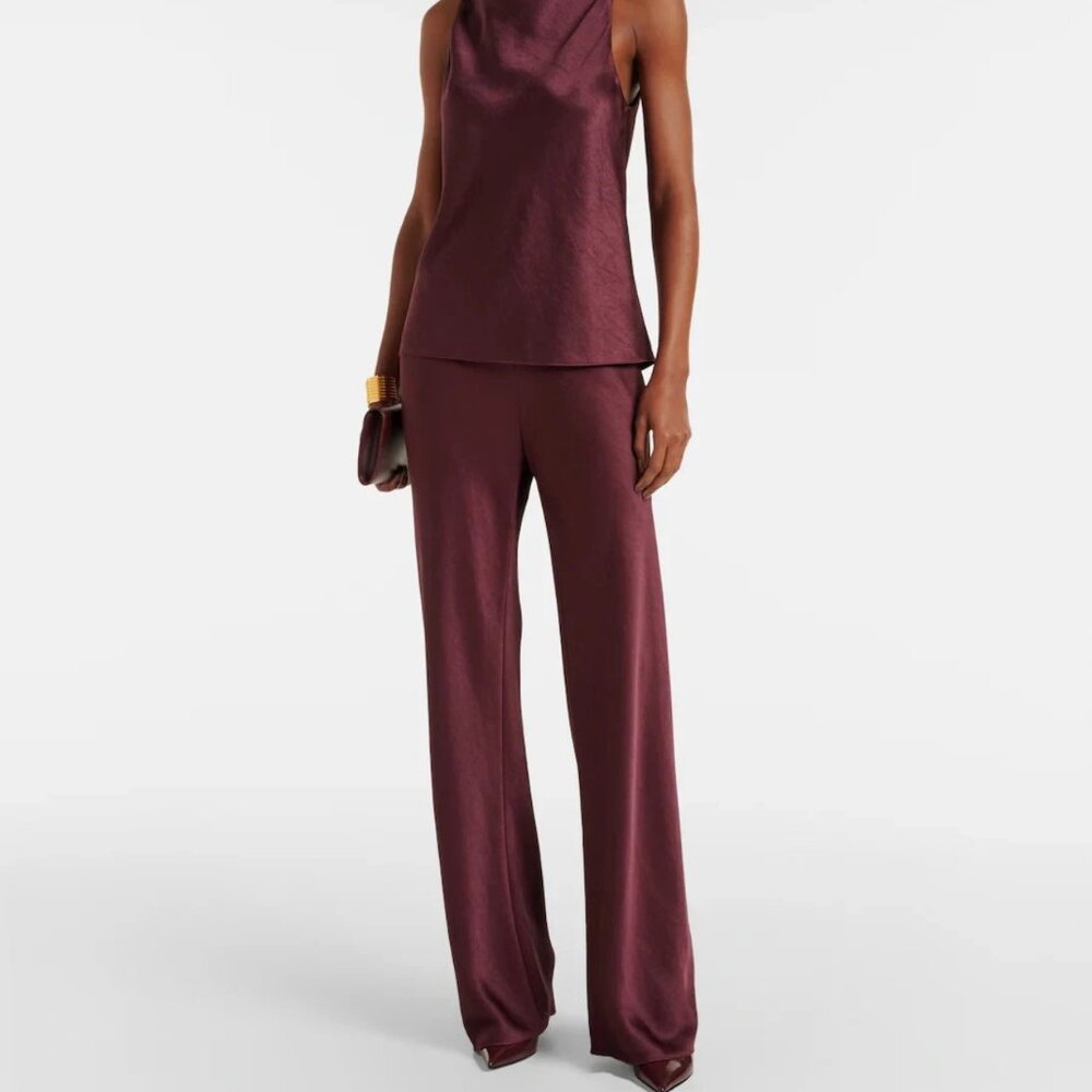 Vince Satin Wide Leg Pants